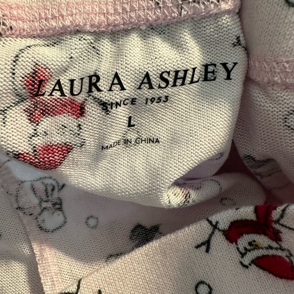 Pink new Pajama Jogger Pants & Socks Christmas Snowman Sz‎ Large pjs - Picture 6 of 8